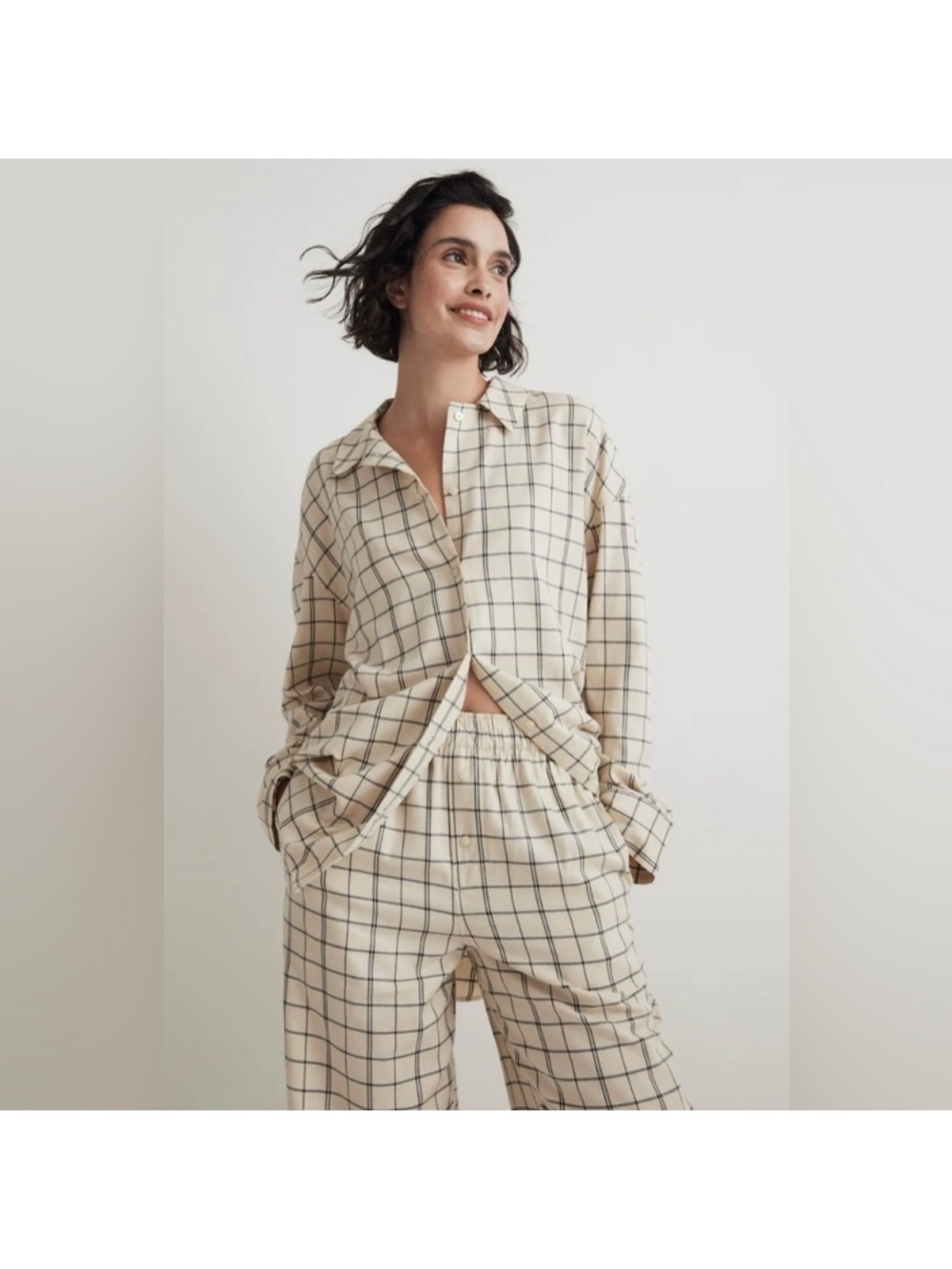 MADEWELL • plaid pajama set